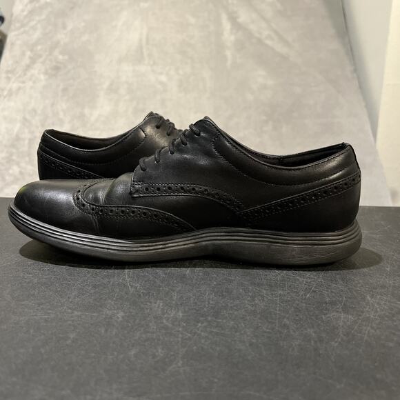 Cole Haan Grand Tour Wingtip Oxford Shoes Mens 11 Black Grand OS Comfort Dress main image 8